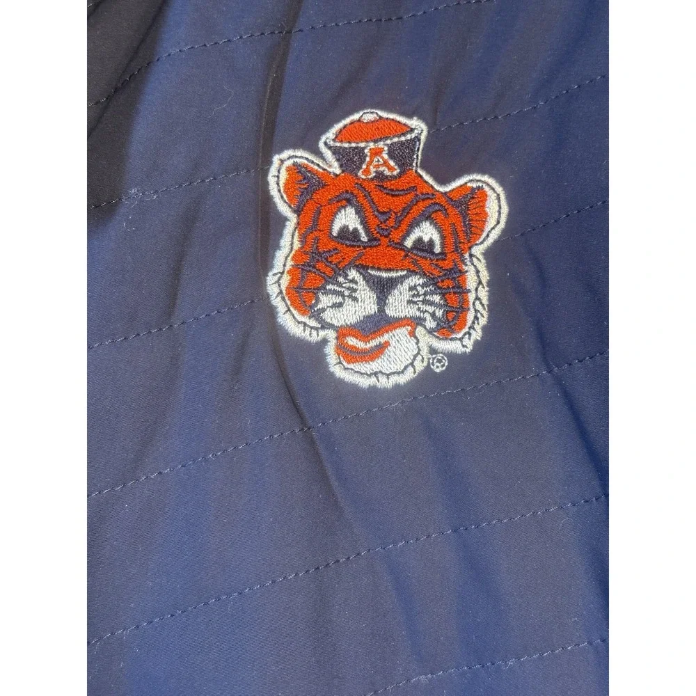 NWT Auburn University Tigers‎ Women Puffer Jacket Med Under Armour Quilted Navy